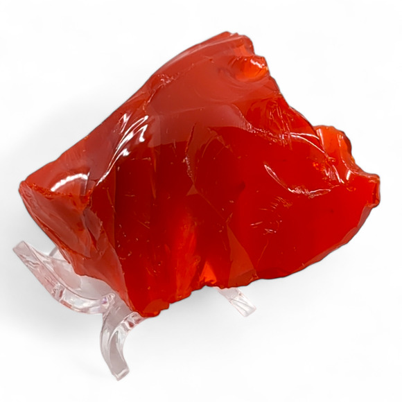 Ruby Amberina Swirl Slag Art Glass Cullet #4S48 - Picture 3 of 6